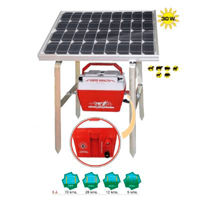 Comprar Pastor eléctrico solar IMPACTO SOLAR RECARGABLE 10W