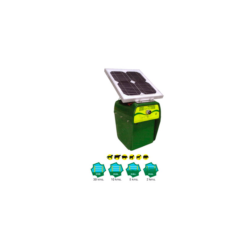 Comprar Pastor eléctrico solar SUPER IMPACTO SOLAR 15W (No incluye batería)  - Damia Solar