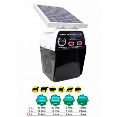 Comprar Pastor eléctrico solar ZERKO SOLAR 15W (No incluye batería) - Damia Solar