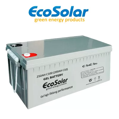 Comprar Bateria de Gel Ecosolar 250Ah C100 12V - Damia Solar