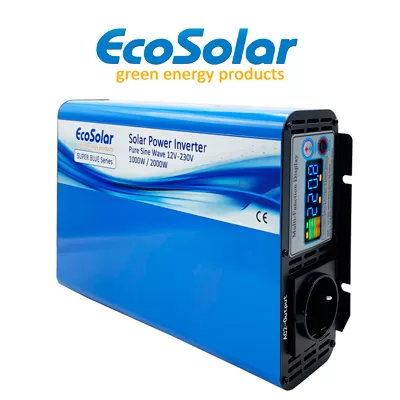 Comprar Inversor de onda pura Ecosolar Super Blue 1000W 12V - Damia Solar