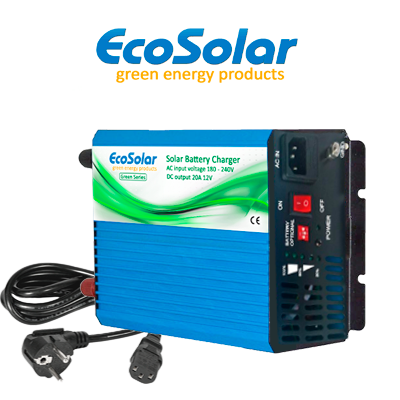 Comprar Cargador de baterías Ecosolar Super Green 20A (12V