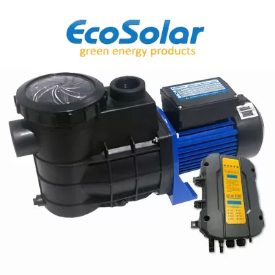 Comprar Bomba depuradora solar para piscina Ecosolar PS370 (1/2 CV) + regulador - Damia Solar