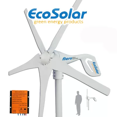 Comprar Aerogenerador Ecosolar Aero 400 24V - Potencia max. 600W - Damia Solar
