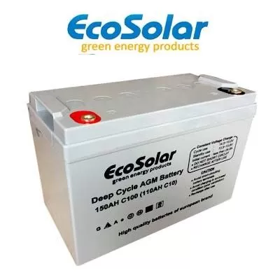 Comprar Bateria AGM Ecosolar 150Ah C100 12V - Damia Solar
