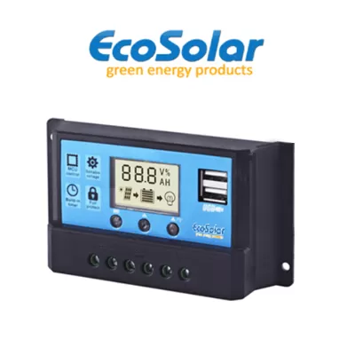 Comprar Regulador Solar 30A Ecosolar con Pantalla LCD - Damia Solar