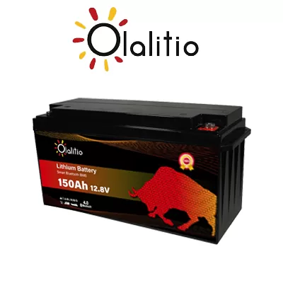 Comprar Batería De Litio Olalitio LiFePO4 Smart BMS 12.8V 150Ah