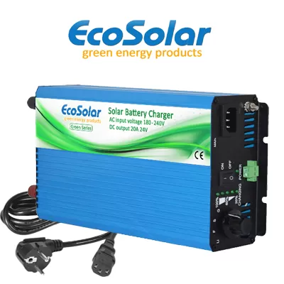 Comprar Carregador de baterias Ecosolar Green 20A  (24V) - Damia Solar