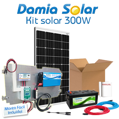 Comprar Kit solar completo para autocaravanas con panel 340W 24V para  instalación a 12V - Damia Solar