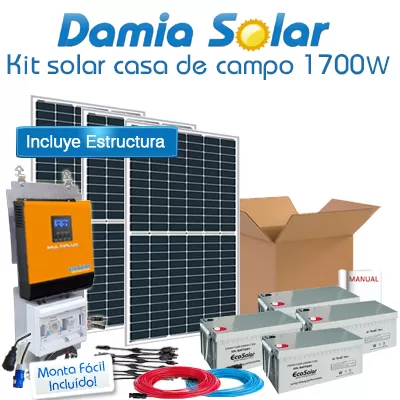 Comprar Kit de casa de campo 1500W ECO - Damia Solar