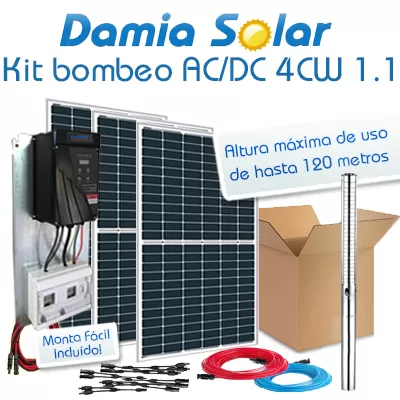 Comprar Kit de bombeo Ecosolar AC/DC 1.1-120-3.7 (800W) - Damia Solar
