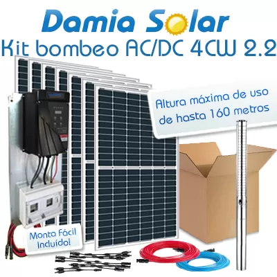 Comprar Kit de bombeo Ecosolar AC/DC 2.2-160-12.9 (2600W) - Damia Solar