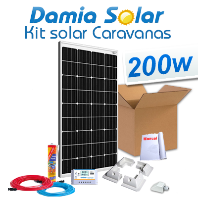 Kit Solar 200W MPPT Caravana/Autocaravana - CARAVANIA