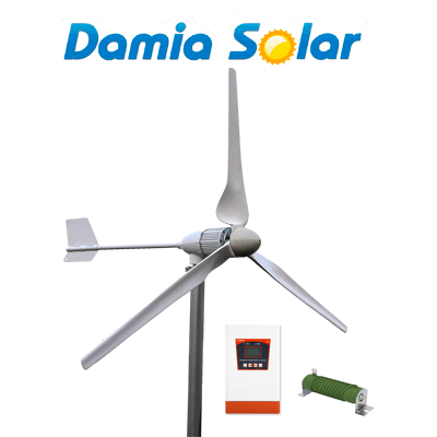 Comprar Aerogenerador 2000W 48V alto rendimiento - Damia Solar