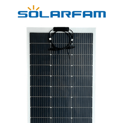 Panel solar semi-flexible SOLARFAM 110W 12V Monocristalino