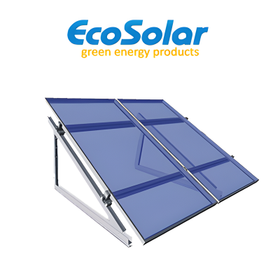 Comprar Estructura regulable para suelo o cubierta plana para 2 paneles de 80 a 150W - Damia Solar