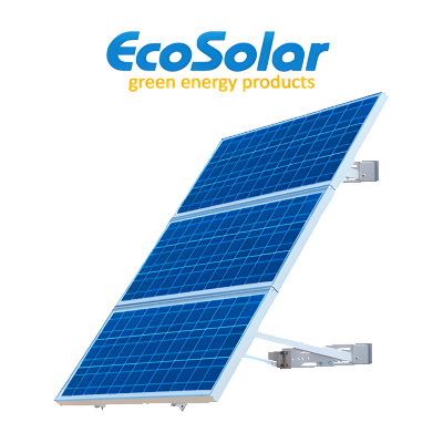 Estructura solar para pared para colocar hasta 3 placas de 100W a 160W