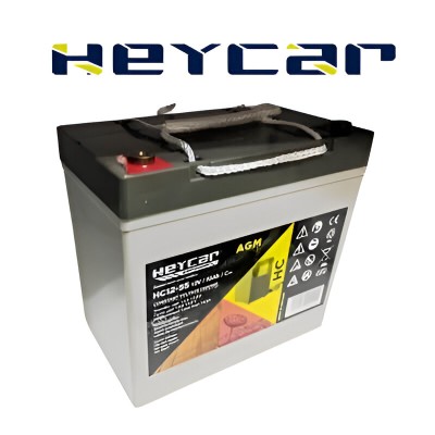 Batería HEYCAR AGM HP12-55 12V 55Ah C20 (63Ah C100)