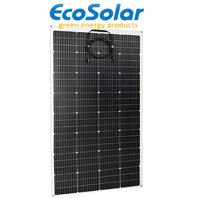 Painel solar flexível Ecosolar 180W 12V monocristalino ETFE+TPE