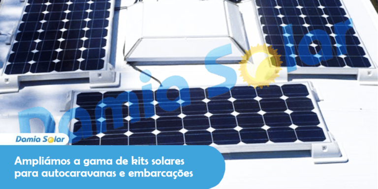 Ampliámos a gama de kits solares para autocaravanas e embarcações.