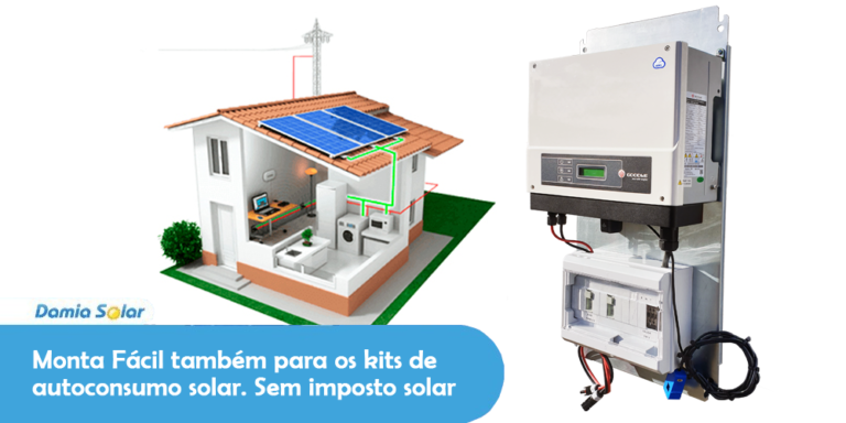 Monta Fácil também para os kits de autoconsumo solar. Sem imposto solar.