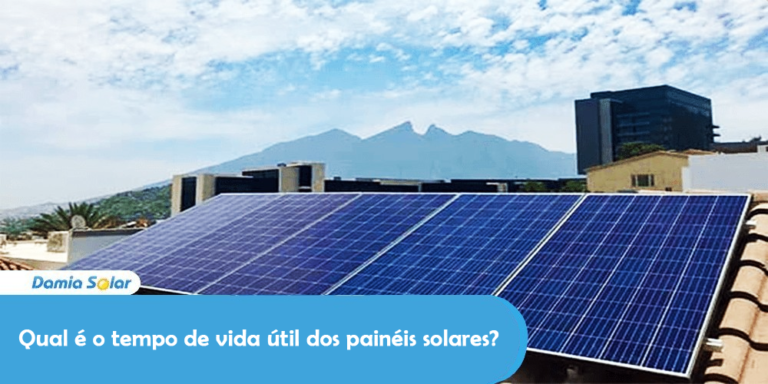 Qual é o tempo de vida útil dos painéis solares?