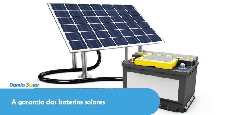 A garantia das baterias solares