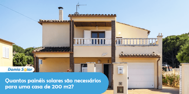 Quantos painéis solares são necessários para uma casa de 200 m2?