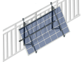 Estructura solar para balcón