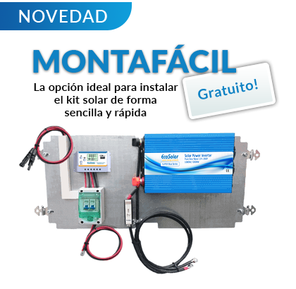 Preinstalación incluida en el kit solar para viviendas con el Monta Fácil