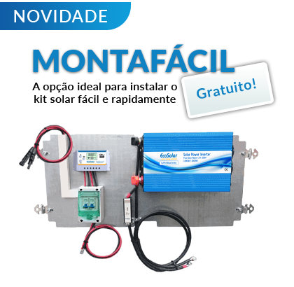 Pré-instalação incluída no kit solar para quintas e casas de campo com Monta Fácil