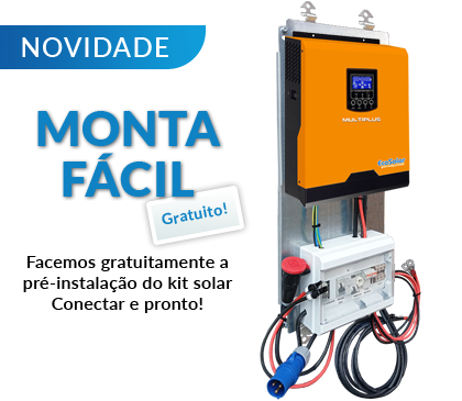 Pré-instalação incluída no kit solar para residências com Monta Fácil