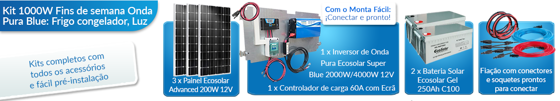 O que este kit solar para residências inclui