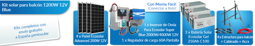 Qué incluye este kit solar para viviendas