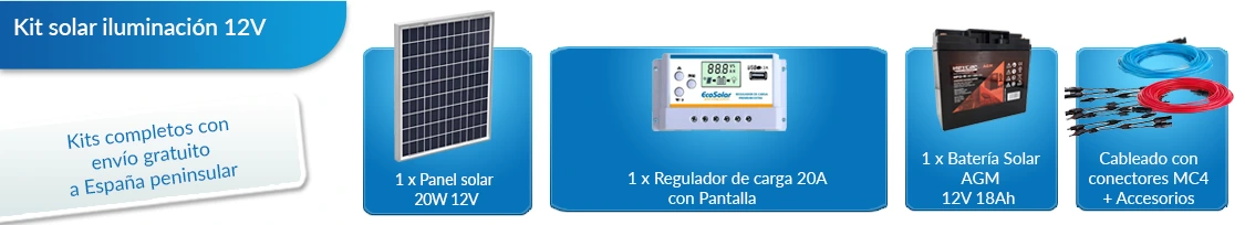 Qué incluye este kit solar para viviendas