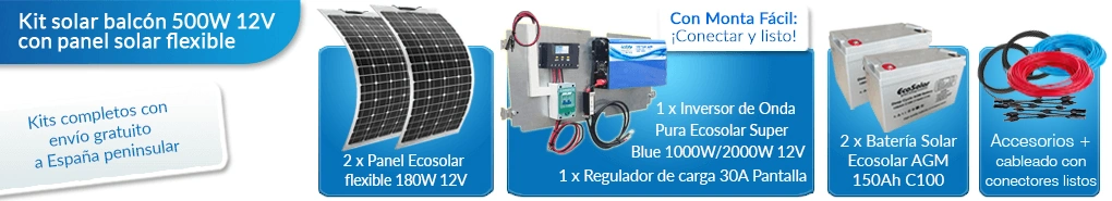 Qué incluye este kit solar para viviendas