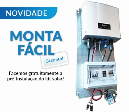 Pre-instalação incluida en el kit solar bombeo directo con el Monta Fácil